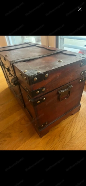 Holzkiste braun  Bild 3