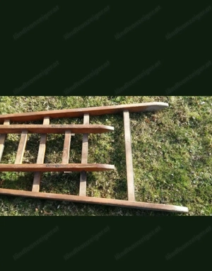 ausziehbare Holzleiter Bild 3
