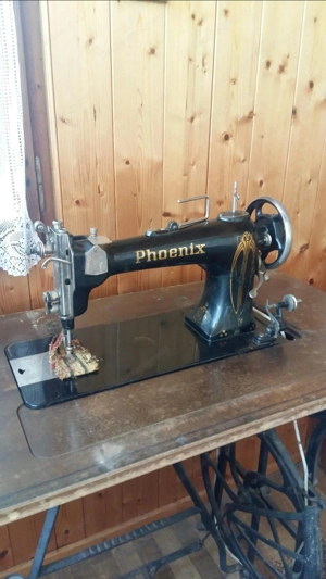 Antik - Nähmaschine Bild 2