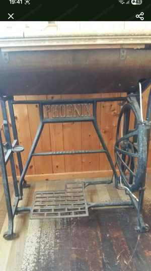 Antik - Nähmaschine Bild 4