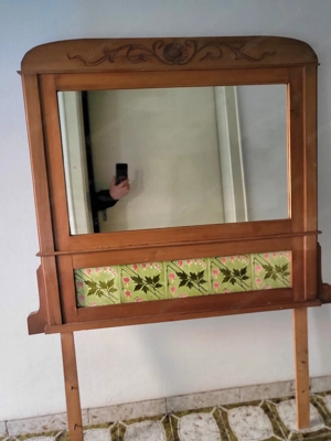 Friseur - Spiegel alt antik Unikat, ggf Jugendstil um 1900, Art Nouveau, ab 55,--