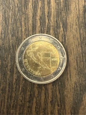 2 Euro Umlaufmünze Kroatien 2023