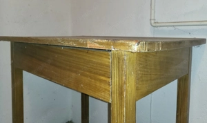 Tisch klein alt antik, Massivholz nur   10, - VB Bild 3