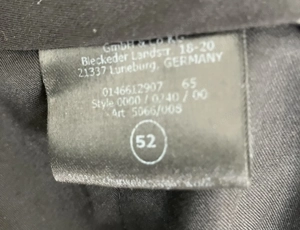 Herrenanzug 100% Schurwolle Gr.50 dunkelgrau  Bild 5