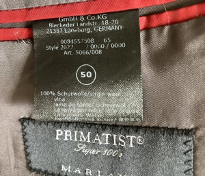 Herrenanzug 100% Schurwolle Gr.50 dunkelgrau  Bild 4