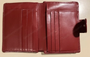 Geldbörse Leder rot  Bild 2