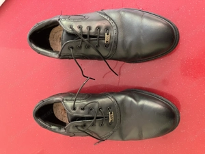 Golfschuhe Gr. 44 Mizuno Leder schwarz 
