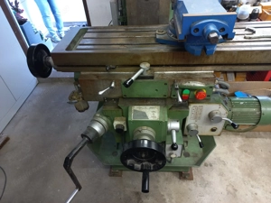 Fräsmaschine Metall Bearbeitung Bohren Digitalanzeige Bild 4