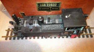 LGB schwarze digitale Aster DB Dampflok Bild 2