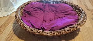 geflochtener Katzenkorb Bild 3