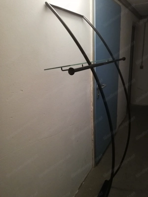 Garderobe schwarz Metall zu verschenken 