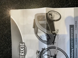 TRIXIE Hunde Fahrradanhänger S   gepflegt & bereit für neue Abenteuer  Bild 2