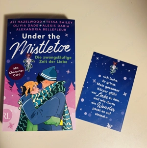 Buch: Die zwangsläufige Zeit der Liebe mit Character card Bild 2