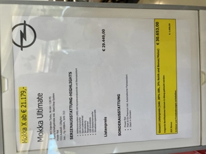 Opel Mokka-e Ultimate, Km 40 000 EZ 03 22 NP   41.000 Bild 6