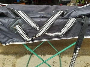 Pferdedecke 'Touch Horse" Größe 145, 1200D in schwarz 100 G Bild 4