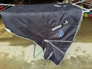 Pferdedecke 'Touch Horse" Größe 145, 1200D in schwarz 100 G Bild 5