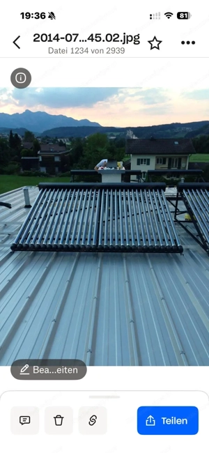 Röhrenkollektoren Bild 2