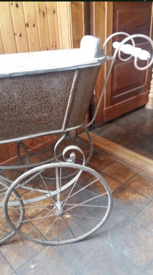 Antik - Kinderwagen Bild 5