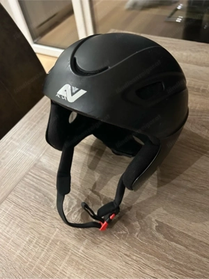 Skihelm Schwarz Bild 2