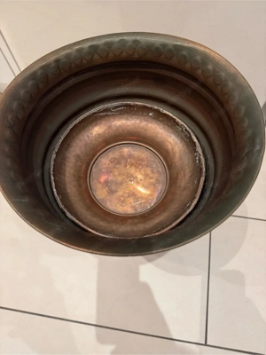 Kupfervase   Kupferschirmständer Bild 2