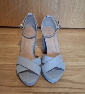 High Heels blau Bild 4