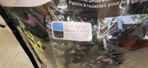 Inlline-Skates Gr.33-37 mit Schützern Bild 2