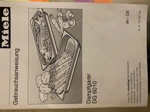 Dampfgarer Miele DG 6020 Bild 3