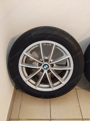 4 original 17'' alu sommerräder bmw 5er reihe Bild 2