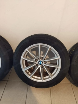 4 original 17'' alu sommerräder bmw 5er reihe Bild 5