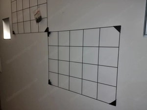 2x Gitterwand Schwarz Halterung Bild 3