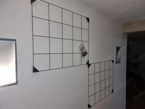 2x Gitterwand Schwarz Halterung Bild 2
