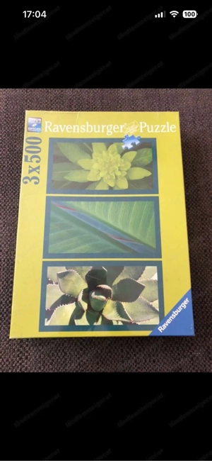Ravensburger Puzzle Naturimpressionen in Grün 3x500 Teile
