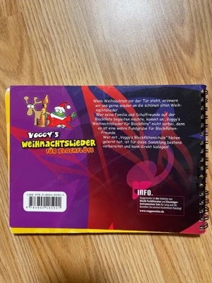 Musiknoten Flöte Weihnachten Bild 2