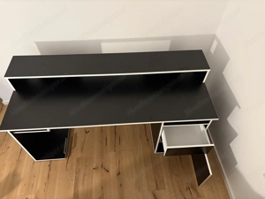 Novel GAMINGTISCH 170 65 92 cm in Schwarz, Weiß Bild 3