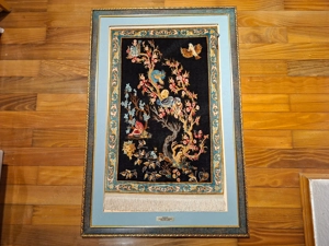 Hereke Seidenteppich, handgeknüpft Bild 2