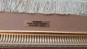Seidenteppich aus der Türkei, Hereke Bild 5