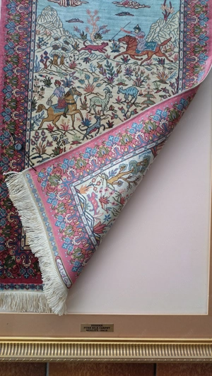 Seidenteppich aus der Türkei, Hereke Bild 4
