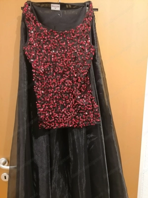 Wunderschöner Ballrock bodenlang, schwarz. NEU