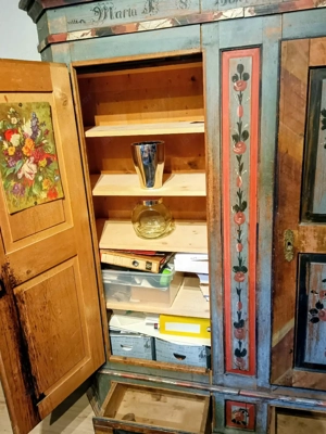 Blitzangebot bemalter Bauernschrank Bludenz  Bild 3