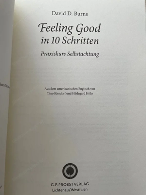 Buch: David D. Burns Feeling good,   NEU!!! Bild 3
