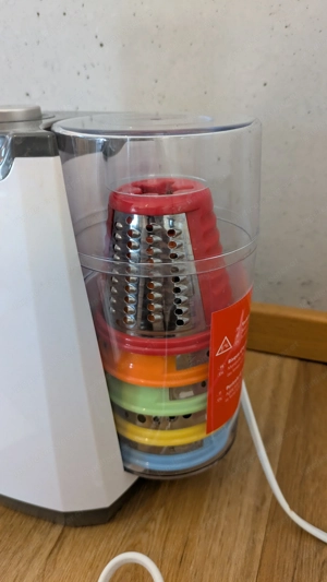 Elektrischce Gemüseraspel inkl 5 Aufsätze Bild 2