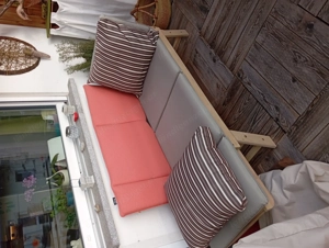 Gartenbank mit Hülle  Bild 2