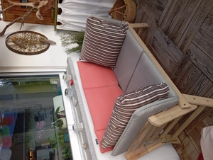 Gartenbank mit Hülle  Bild 3