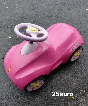 Bobbycar, Motorrad,  Hänger 