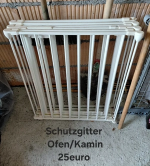 Schutzgitter Tür Ofen Kamin  Bild 2
