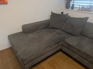 Ecksofa in elefantengrau vom Möbelhaus Weiler Möbel Bild 2