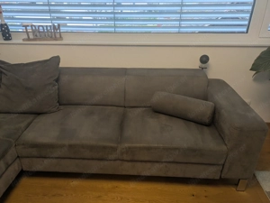 Ecksofa in elefantengrau vom Möbelhaus Weiler Möbel Bild 3