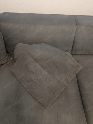 Ecksofa in elefantengrau vom Möbelhaus Weiler Möbel Bild 5