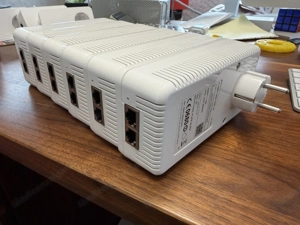 DEVOLO dLAN 1200+ WiFi ac WLAN Powerline 1200Mbps Netzwerk Adapter 2 LAN Ports Bild 2