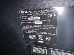  Sony Bravia 40 Zoll LCD Fernseher   voll funktionsfähig Bild 2